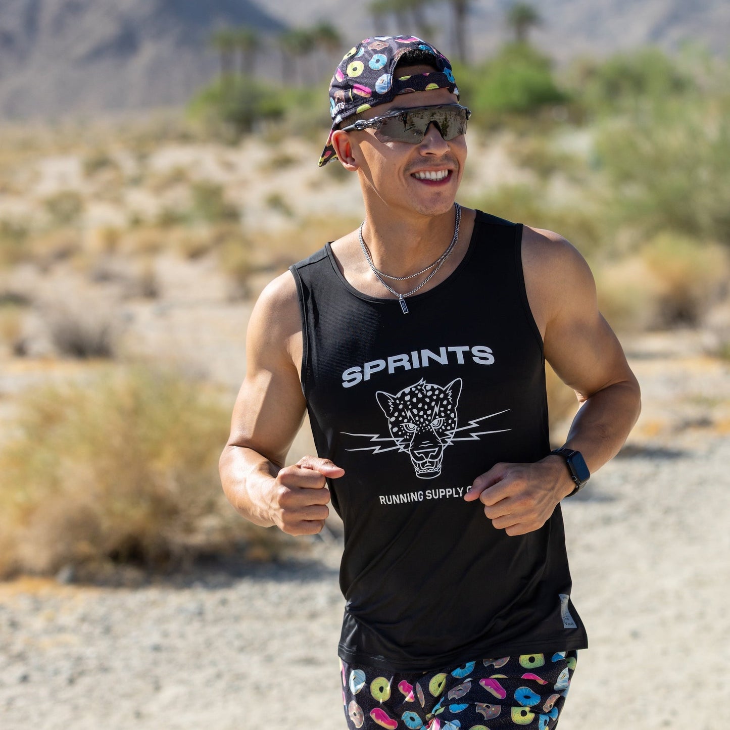 Mens Core Zero Running Tank - Vault Jag Black