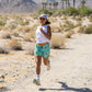 Womens Flexion 5" Compression Short - Pickle Power