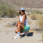 Womens Flexion 5" Compression Short - Pickle Power