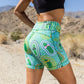 Womens Flexion 5" Compression Short - Pickle Power