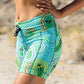 Womens Flexion 5" Compression Short - Pickle Power