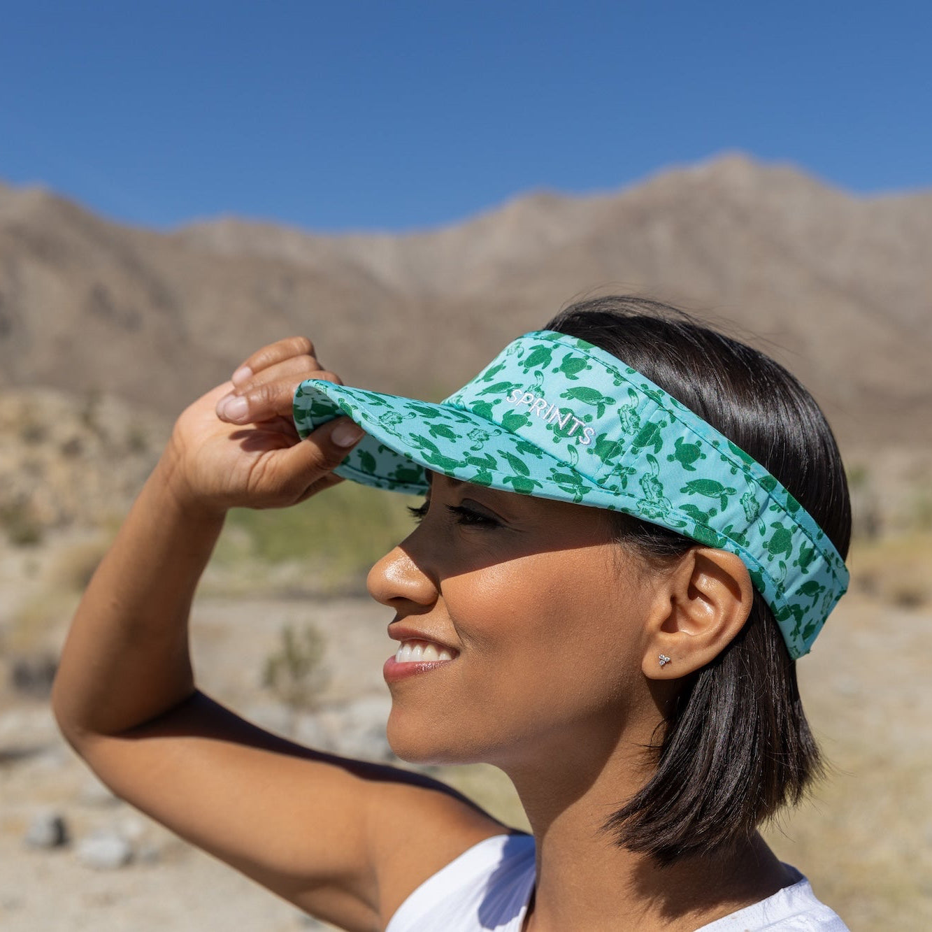 Shelly's Reef Run Sea Turtle Visor (Unisex)