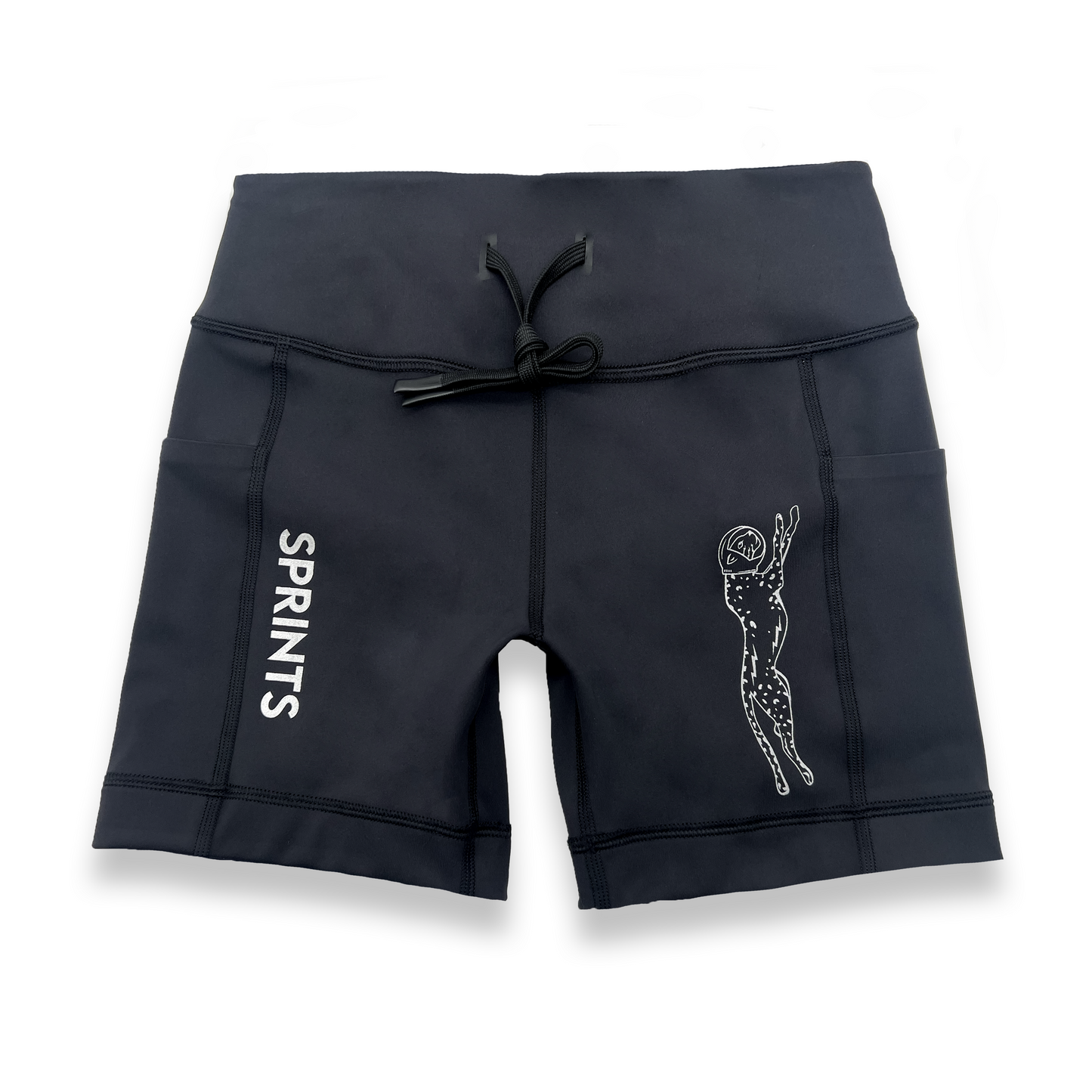 Womens Flexion 5" Compression Short - Stealth Black