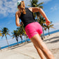 Womens Avigate 4" Mercy Short - Stealth Fuchsia