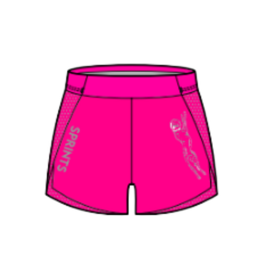Womens Avigate 4" Mercy Short - Stealth Fuchsia
