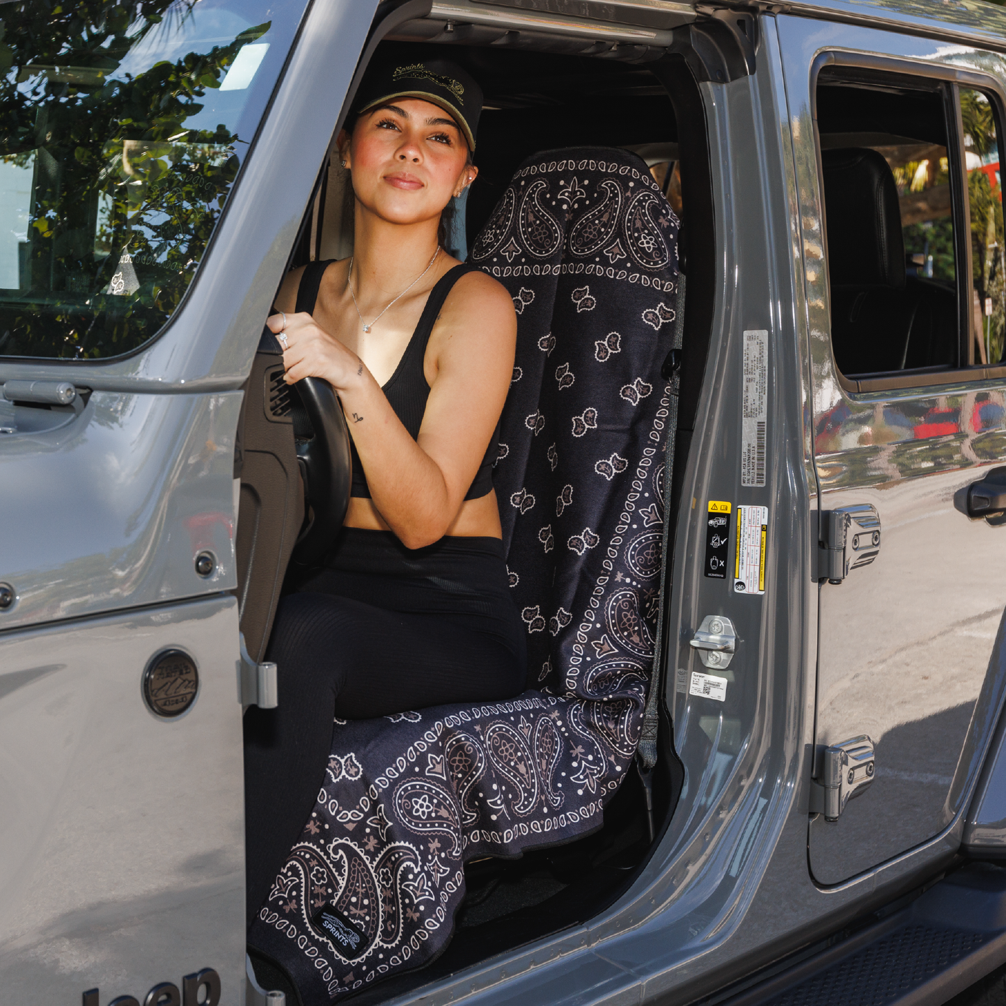 Paisley Probs Car Seat Cover Towel