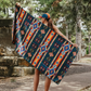 Aztec Artisans & Chocolate Currency Car Seat Cover Towel