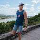 Mens Core Zero Running Tank - USA Navy