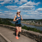 Womens Core Zero Running Tank - USA Navy