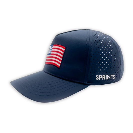 USA Structured VP Hat - Navy (Unisex)