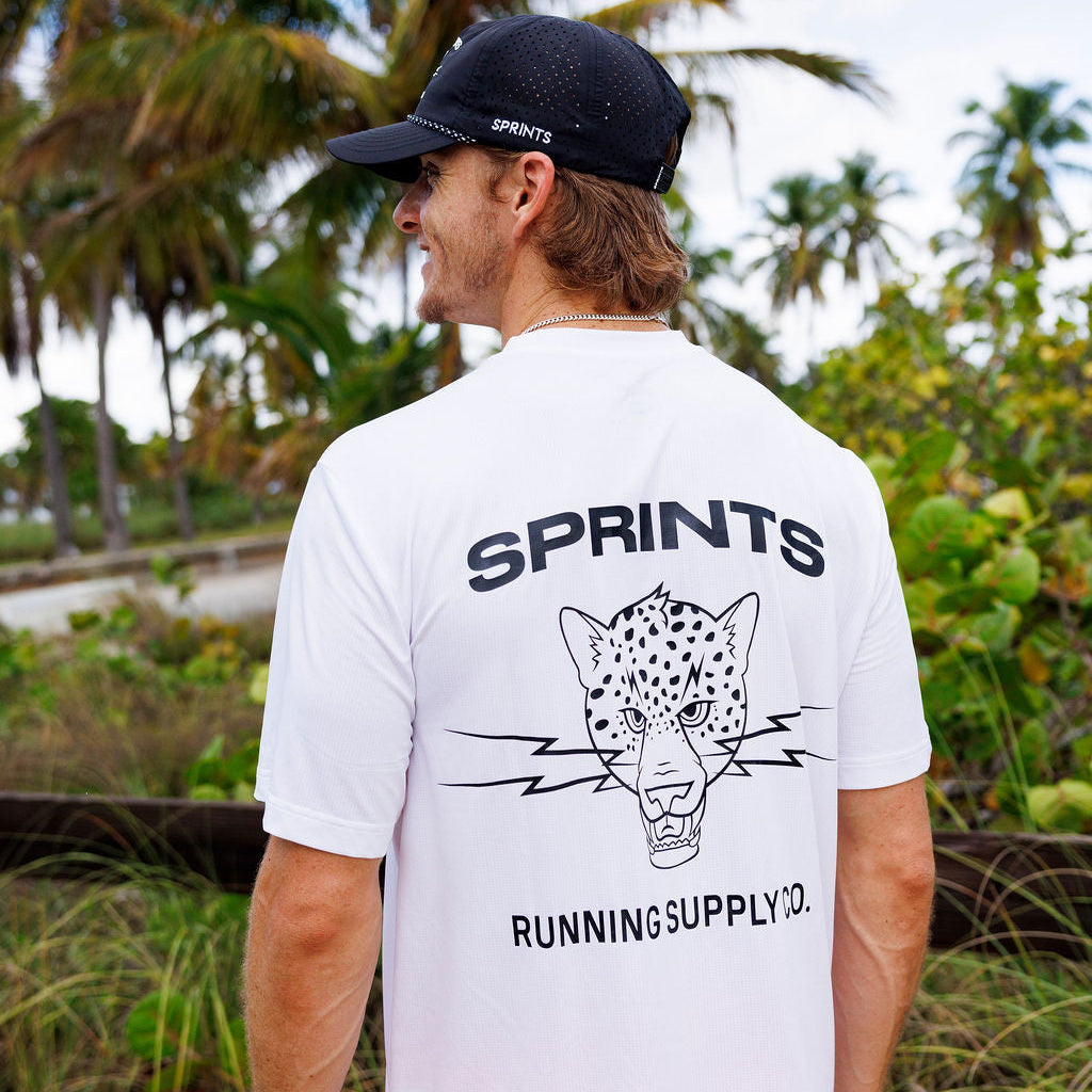 Mens Core Zero Tech Tee - Vault Jag White