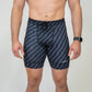 Mens Flexion 8" Compression Short - Velocity Blitz Black