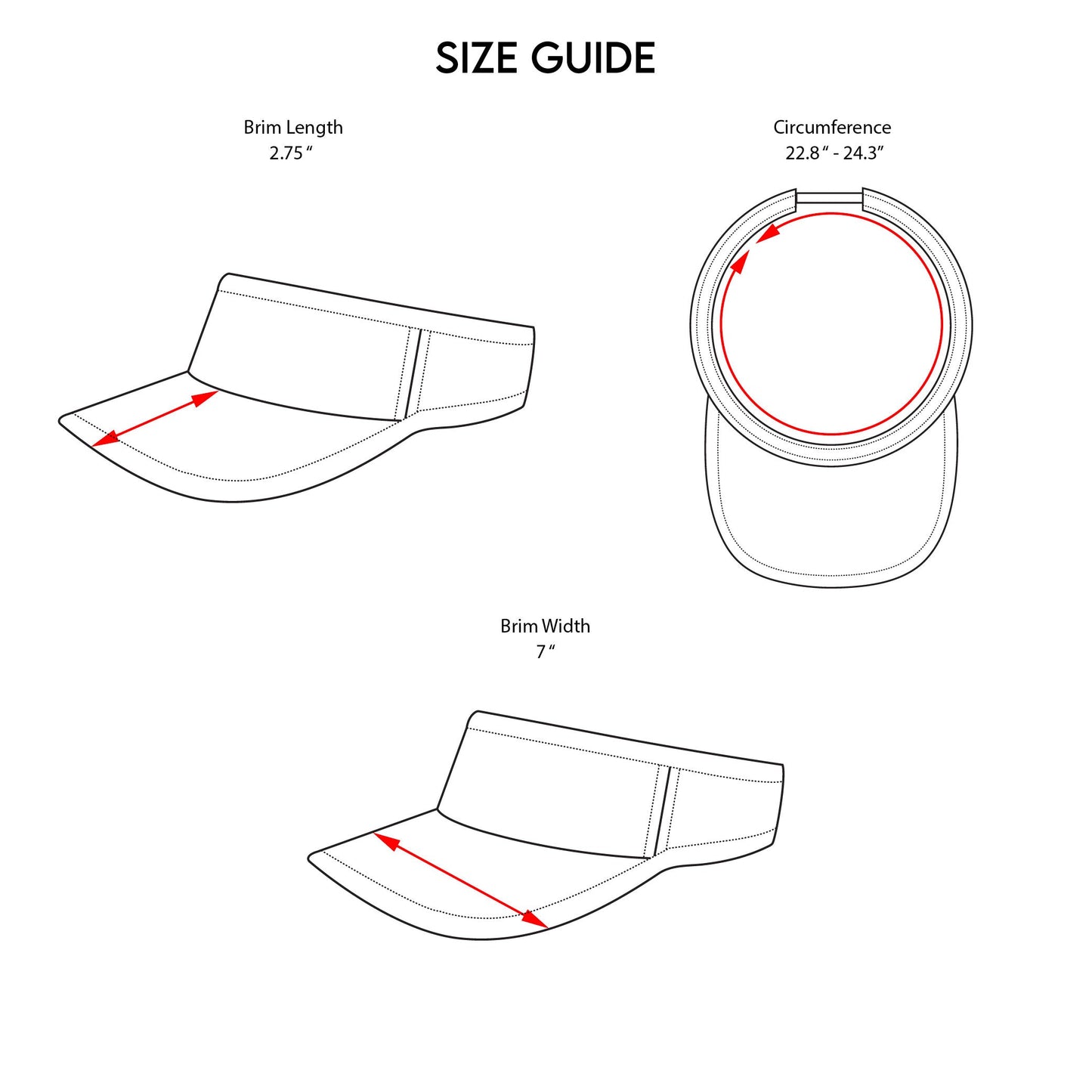 Bananas Visor (Unisex)