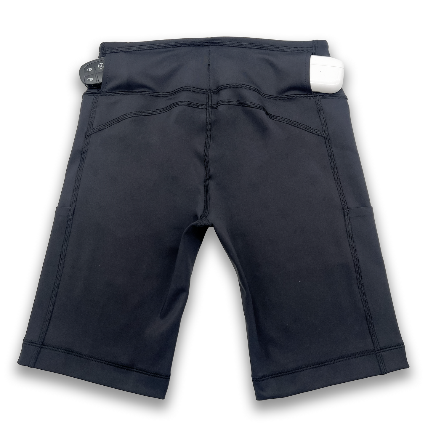 Womens Flexion 8" Compression Short - Stealth Black