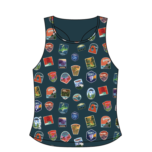 Womens Running Tank - National Parks