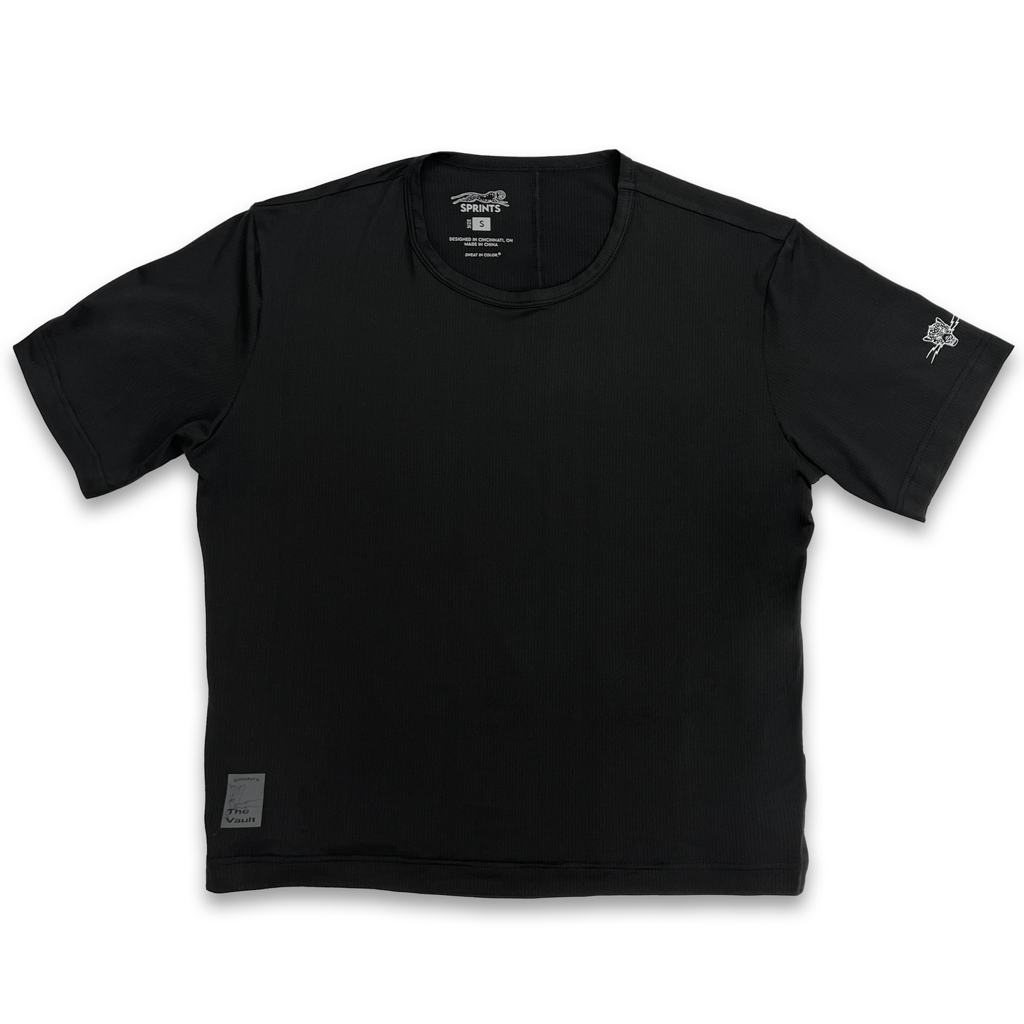 Womens Core Zero Tech Tee - Vault Jag Black