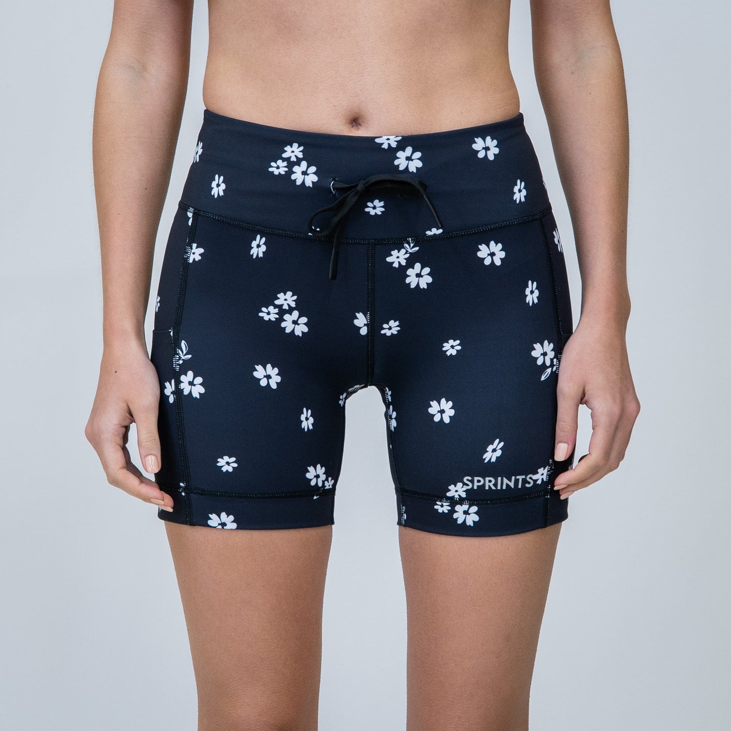 Womens Flexion 5" Compression Short - Florid Declamation