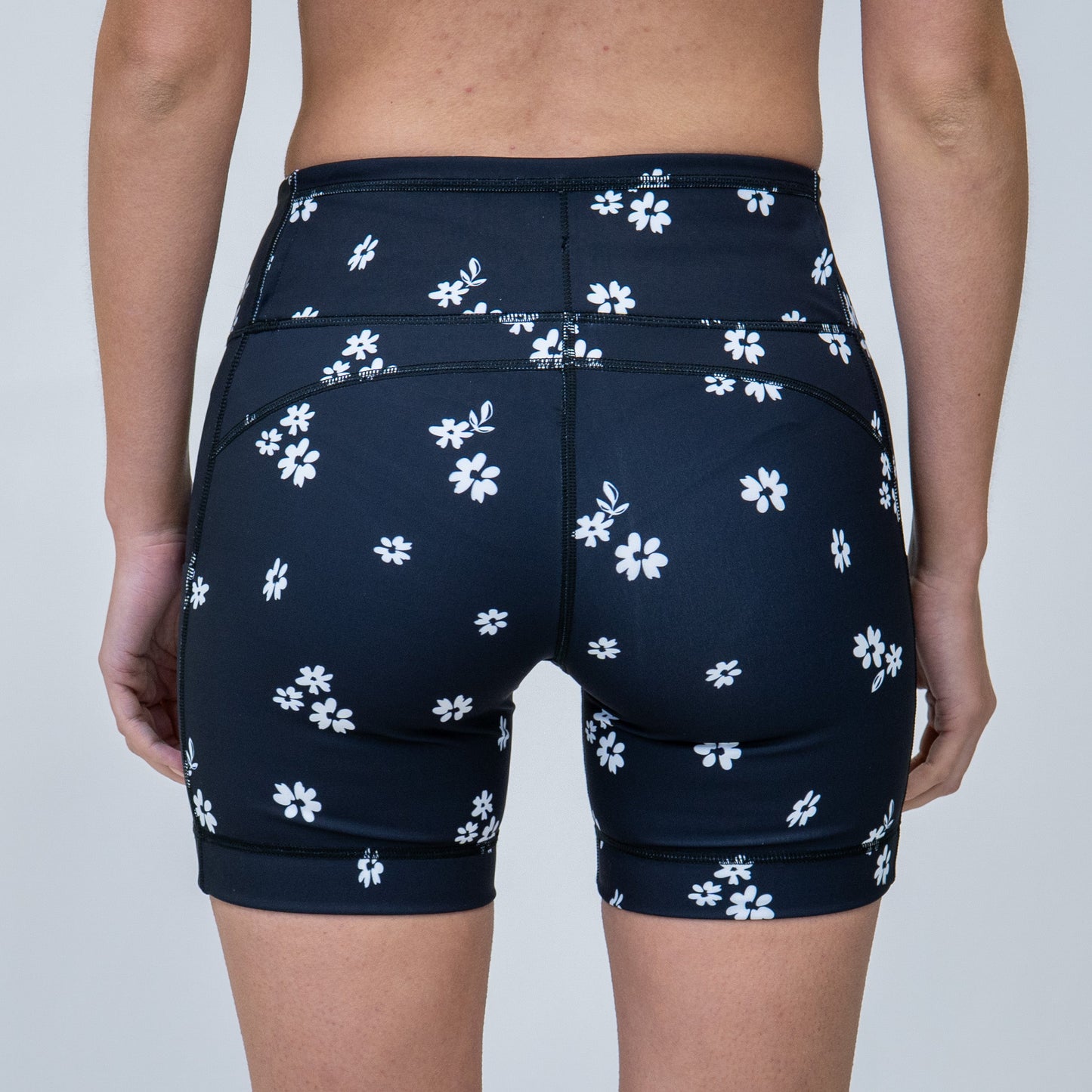 Womens Flexion 5" Compression Short - Florid Declamation