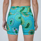 Womens Flexion 5" Compression Short - Pickle Power