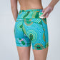 Womens Flexion 5" Compression Short - Pickle Power