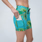 Womens Flexion 5" Compression Short - Pickle Power