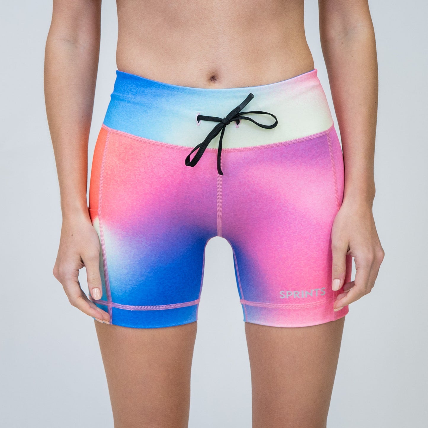 Womens Flexion 5" Compression Short - Skiddle Stratification