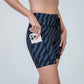 Womens Flexion 5" Compression Short - Velocity Blitz Black