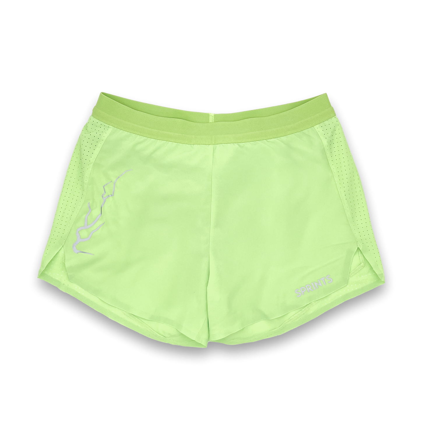 Womens Avigate 4" Mercy Short - Neon Green Dystopian
