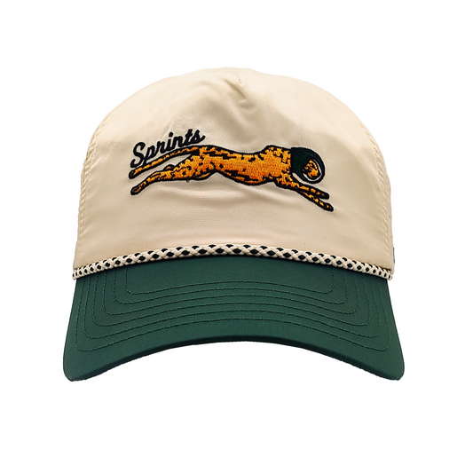 Victory Sprints Max Relax Green EZ Rope Snapback Hat (Unisex)
