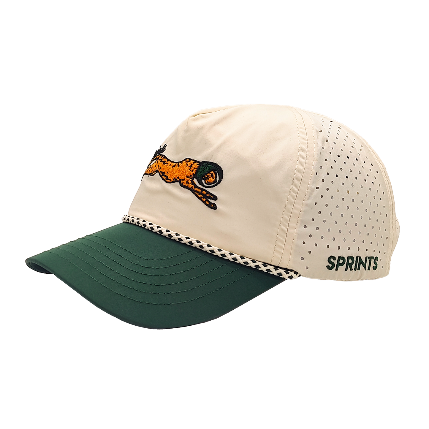 Victory Sprints Max Relax Green EZ Rope Snapback Hat (Unisex)