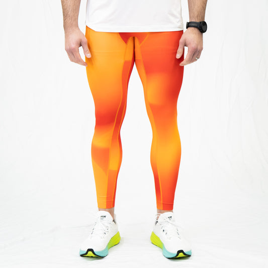 Mens Flexion Max Compression  - Orange Crush