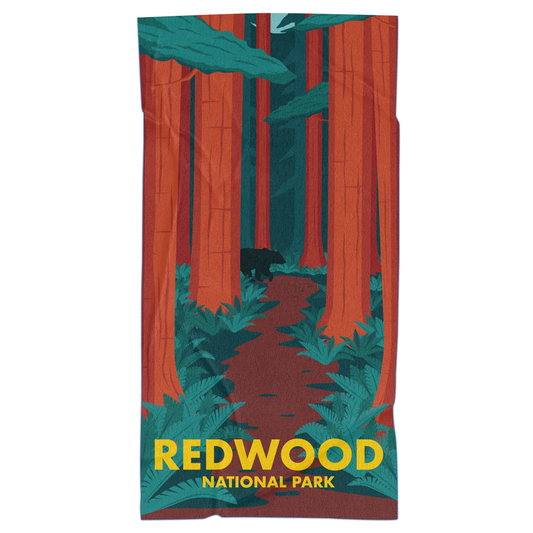 Redwoods National Park Car Seat Cover Towel