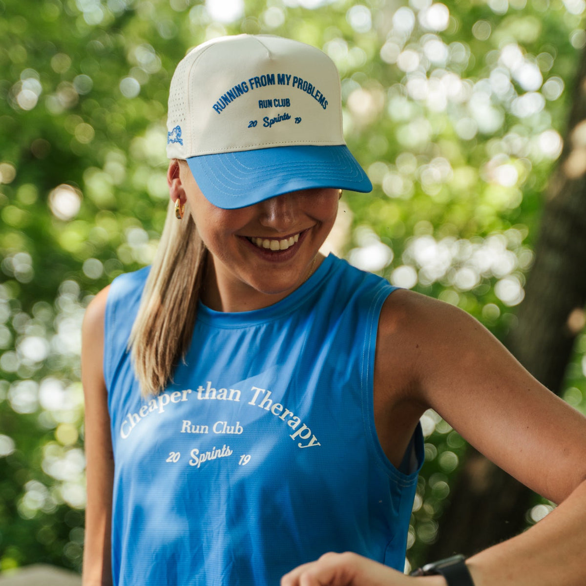 Running From My Problems Run Club Structured VP Hat (Unisex)