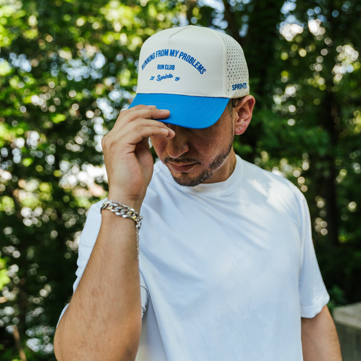 Running From My Problems Run Club Structured VP Hat (Unisex)