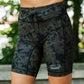 Womens Flexion 8" Compression Short - The Range Camo