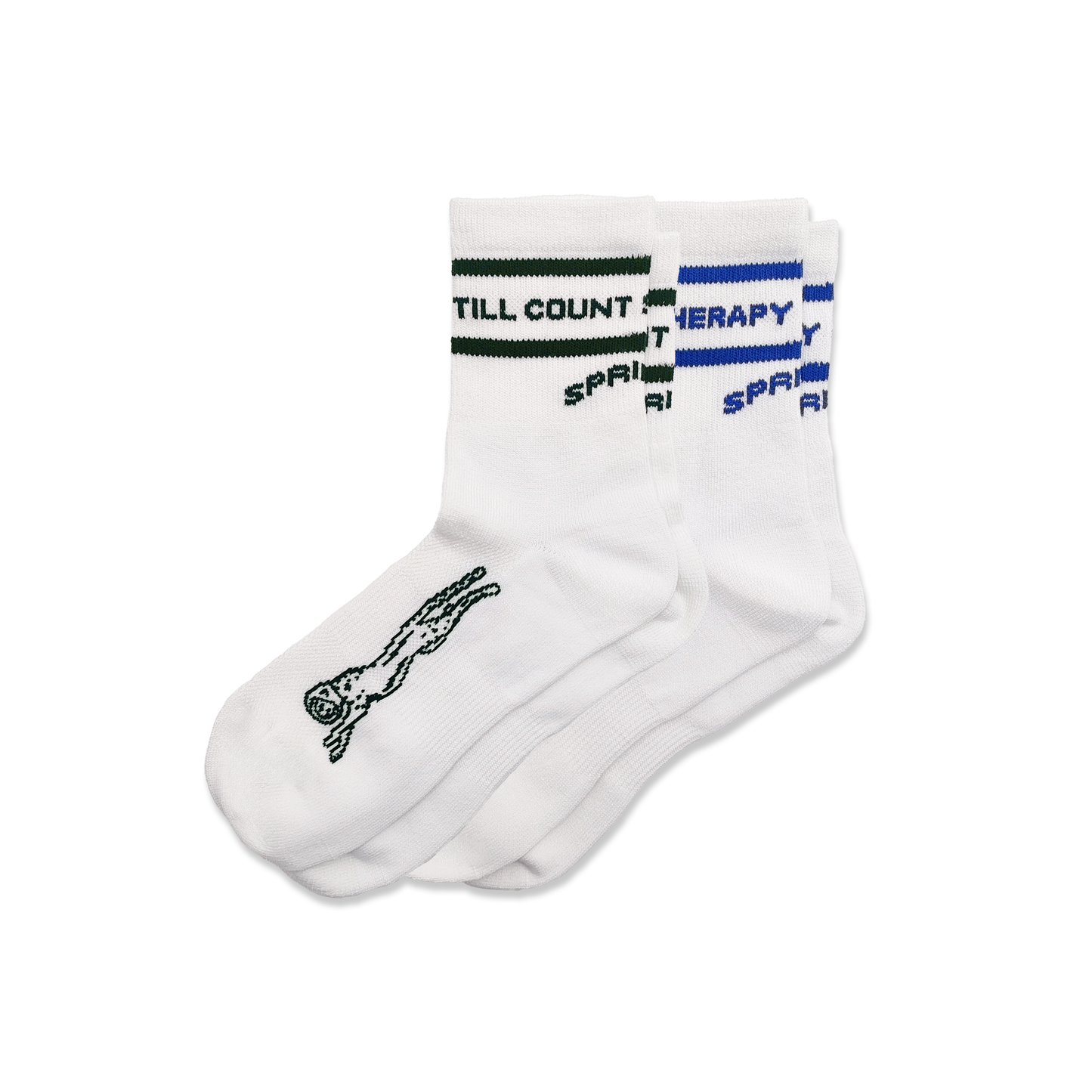 Core Zero Socks 2-Pack - Cheaper Than Therapy + Slow Days Still Count