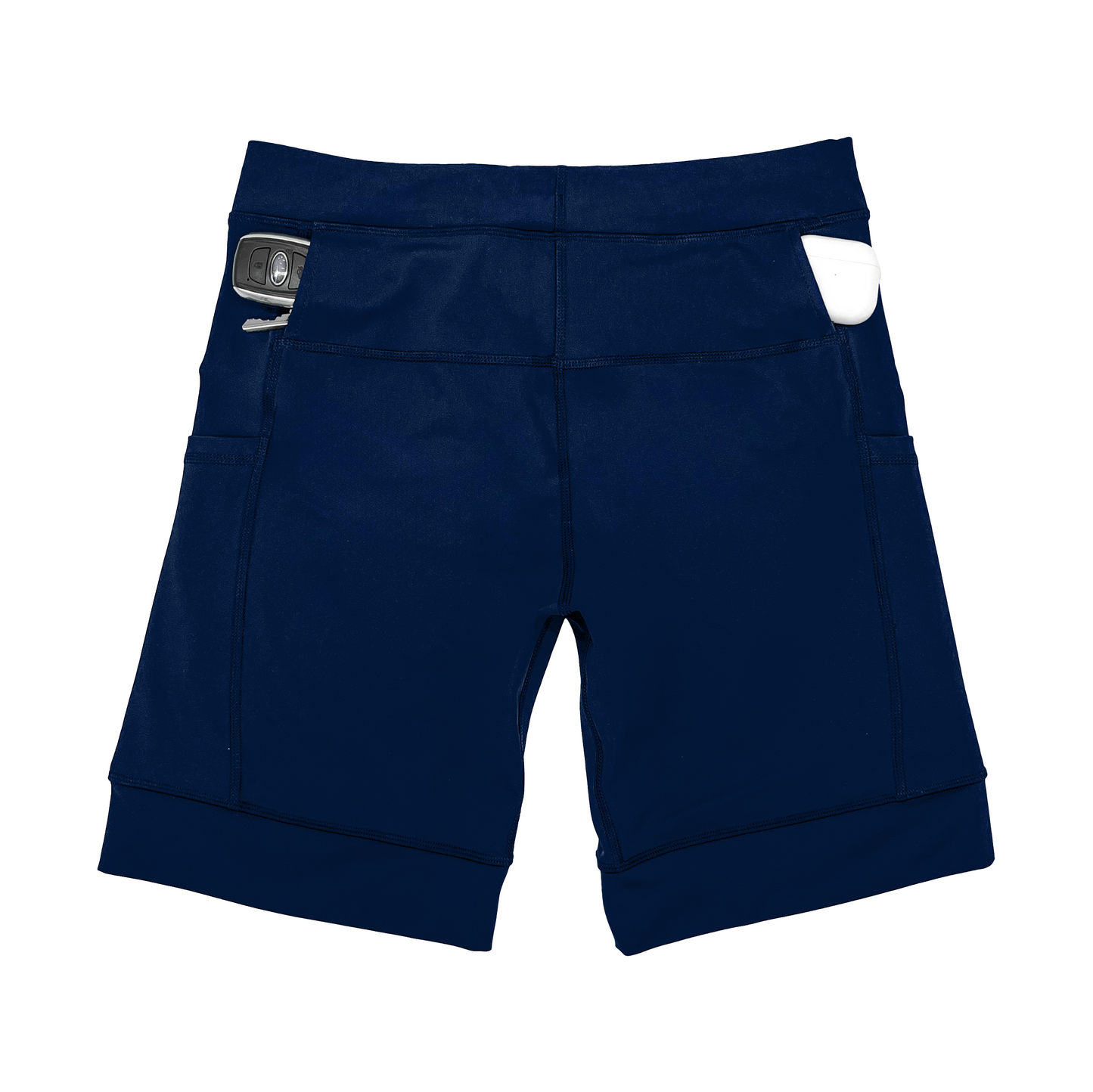 Mens Flexion 8" Compression Short - Stealth Navy