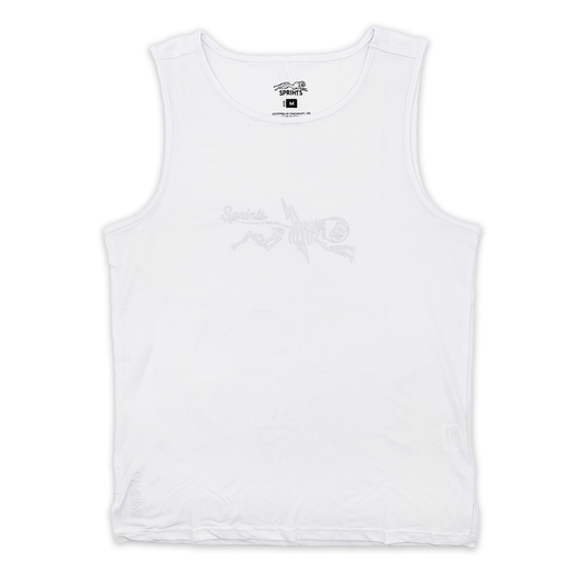 Mens Running Tank - Shock Beast Miles Flash Reflective