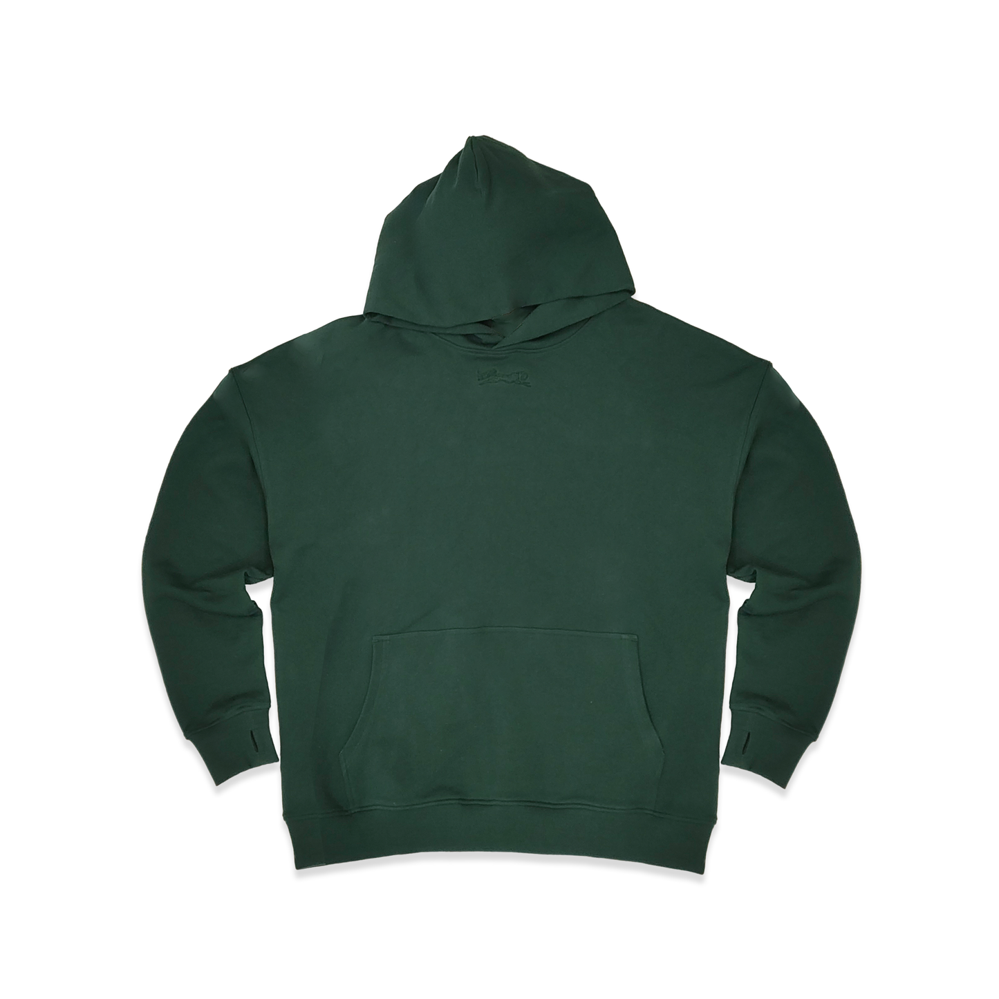 Run Club Oversized Hoodie - Slow Days Still Count - Green