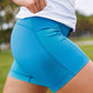 Womens Flexion 5" Compression Short - Blue Flame Crush