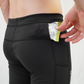 Mens Flexion 8" Compression Short - Stealth Black