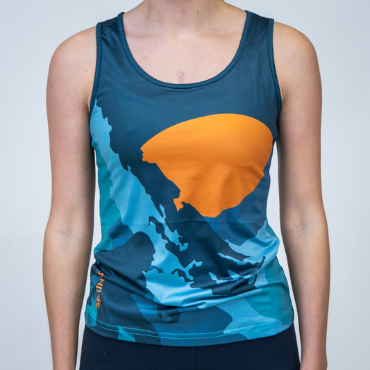Womens Running Tank - Sasquatch