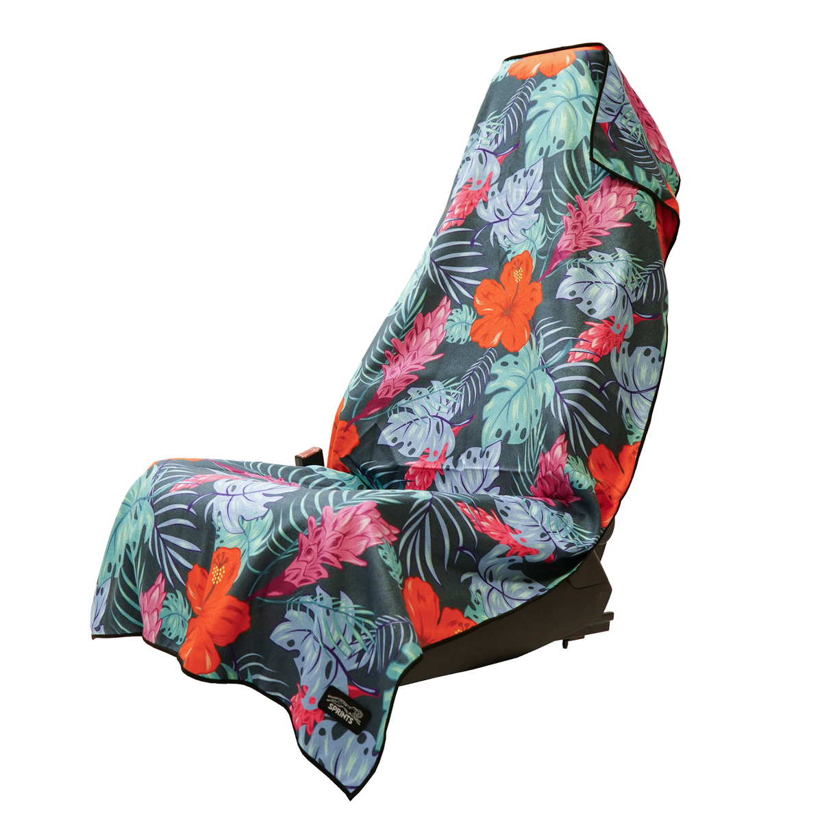 Tropic Touchdown Car Seat Cover Towel w/ Snaps