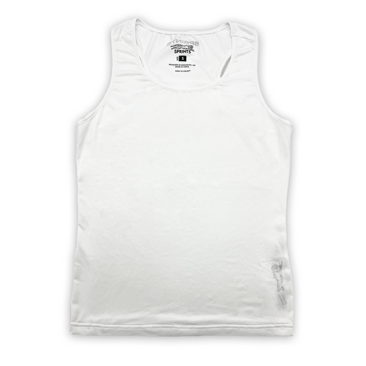 Womens Core Zero Running Tank - Stealth White
